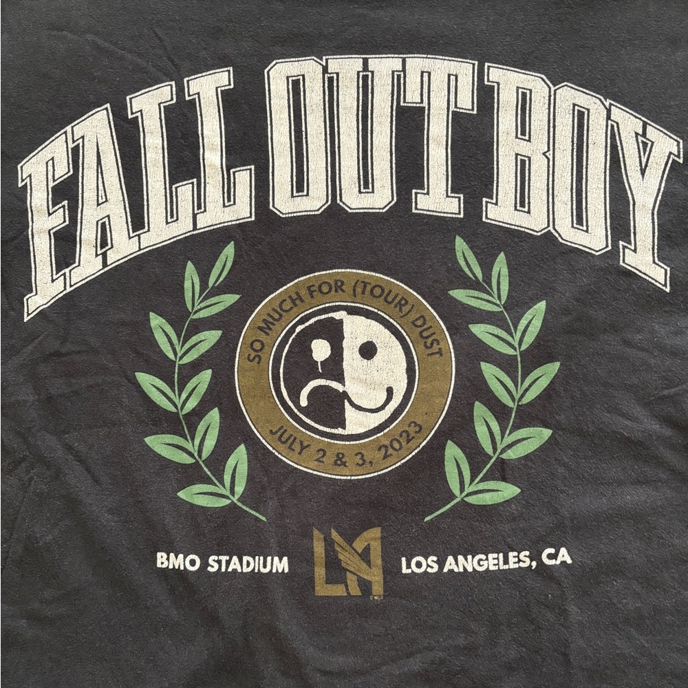 FALL OUT BOY SO MUCH FOR (TOUR) DUST 2023 BMO STADIUM LOS ANGELES SHIRT